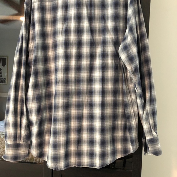 Pronto Uomo Blue men’s button down - Picture 3 of 4